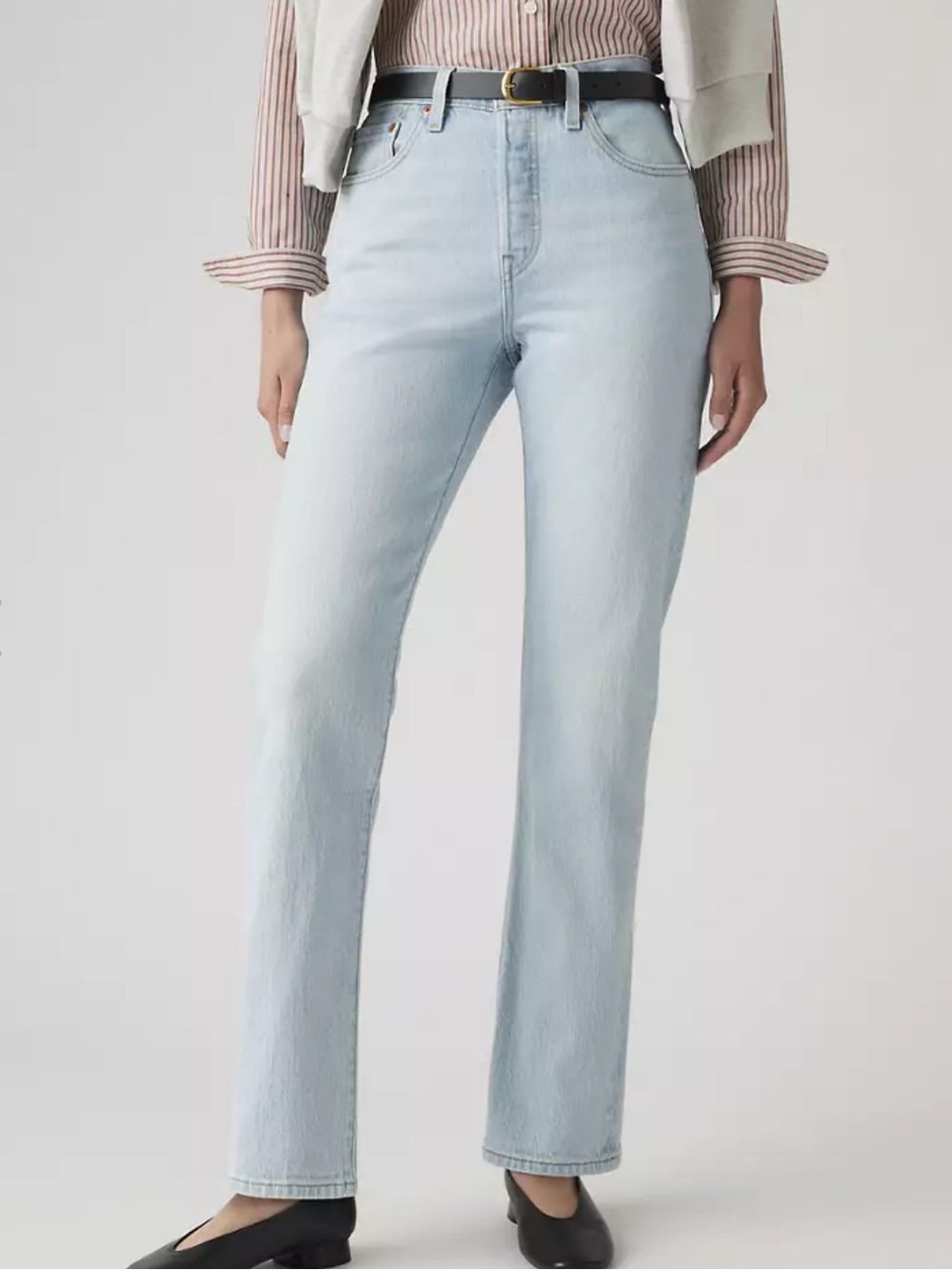 NWT Levi’s 501 Original Light Blue Straight-Leg Women’s Jeans